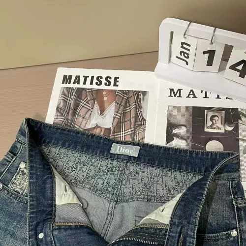Replica Christian Dior Jeans For Men #1420225 $45.00 USD for Wholesale