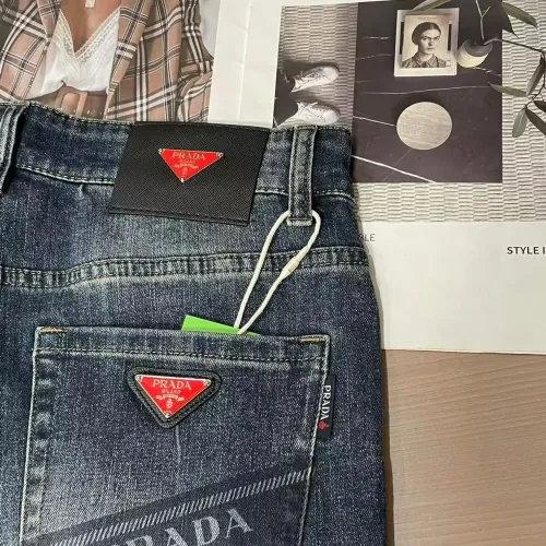 Replica Prada Jeans For Men #1420229 $45.00 USD for Wholesale
