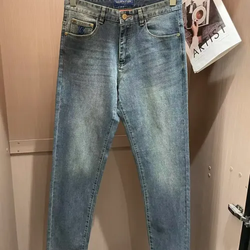 Replica Louis Vuitton LV Jeans For Men #1420232 $45.00 USD for Wholesale