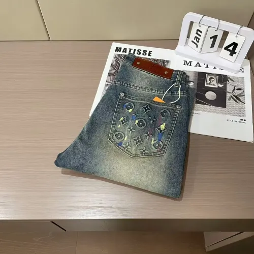 Wholesale Louis Vuitton LV Jeans For Men #1420234 $45.00 USD, Wholesale Quality Replica Louis Vuitton LV Jeans