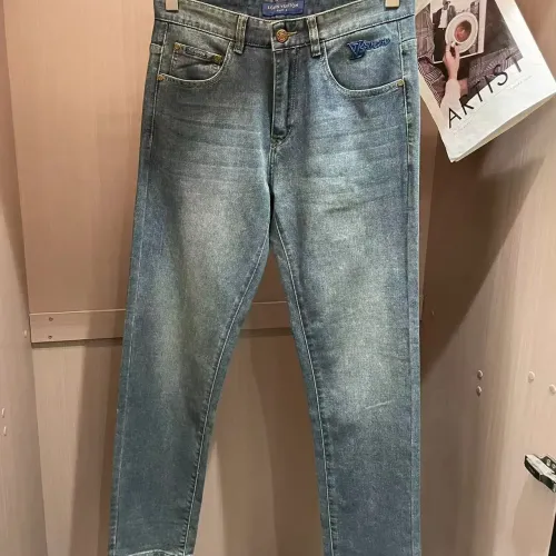 Replica Louis Vuitton LV Jeans For Men #1420235 $45.00 USD for Wholesale