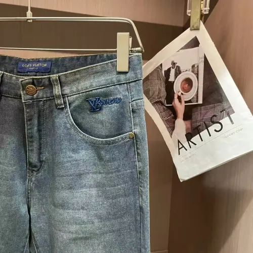 Replica Louis Vuitton LV Jeans For Men #1420235 $45.00 USD for Wholesale