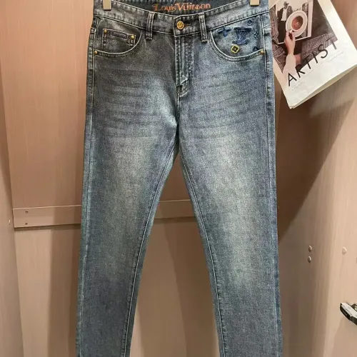 Replica Louis Vuitton LV Jeans For Men #1420236 $45.00 USD for Wholesale
