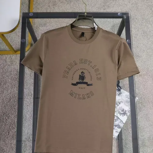 Wholesale Prada T-Shirts Short Sleeved For Men #1420278 $34.00 USD, Wholesale Quality Replica Prada T-Shirts