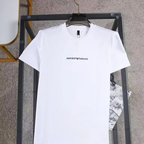 Wholesale Armani T-Shirts Short Sleeved For Men #1420289 $34.00 USD, Wholesale Quality Replica Armani T-Shirts