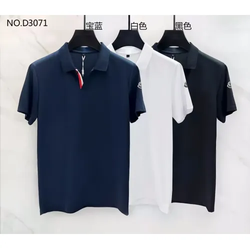 Replica Moncler T-Shirts Short Sleeved For Men #1420337 $40.00 USD for Wholesale