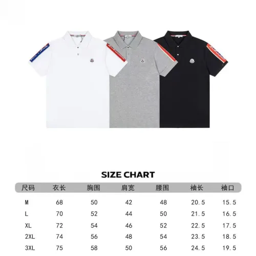Replica Moncler T-Shirts Short Sleeved For Men #1420401 $39.00 USD for Wholesale
