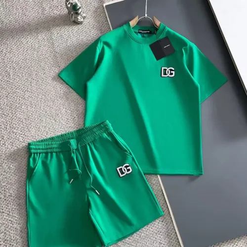 Wholesale Dolce &amp; Gabbana D&amp;G Tracksuits Short Sleeved For Men #1420421 $56.00 USD, Wholesale Quality Replica Dolce &amp; Gabbana D&amp;G Tracksuits