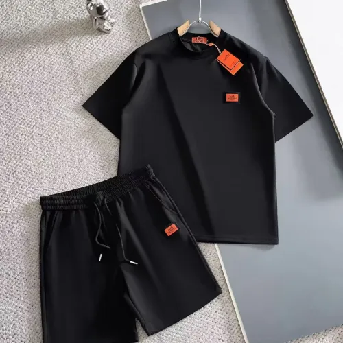 Wholesale Hermes Tracksuits Short Sleeved For Men #1420431 $56.00 USD, Wholesale Quality Replica Hermes Tracksuits