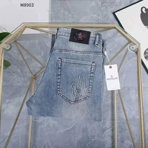 Wholesale Moncler Jeans For Men #1420457 $45.00 USD, Wholesale Quality Replica Moncler Jeans