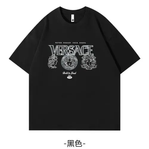 Wholesale Versace T-Shirts Short Sleeved For Unisex #1420579 $34.00 USD, Wholesale Quality Replica Versace T-Shirts