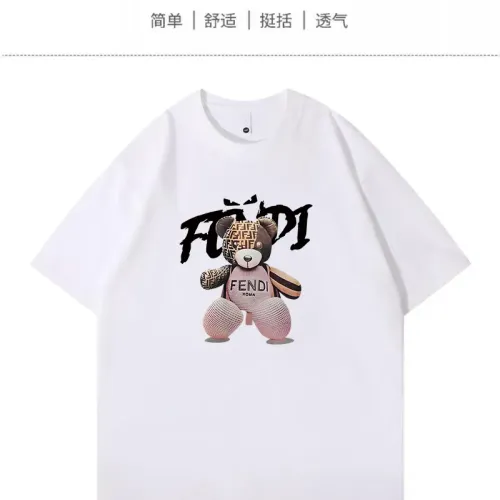 Wholesale Fendi T-Shirts Short Sleeved For Unisex #1420582 $34.00 USD, Wholesale Quality Replica Fendi T-Shirts