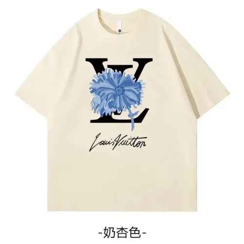 Wholesale Louis Vuitton LV T-Shirts Short Sleeved For Unisex #1420592 $34.00 USD, Wholesale Quality Replica Louis Vuitton LV T-Shirts