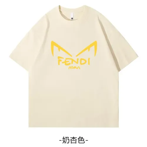 Wholesale Fendi T-Shirts Short Sleeved For Unisex #1420639 $34.00 USD, Wholesale Quality Replica Fendi T-Shirts