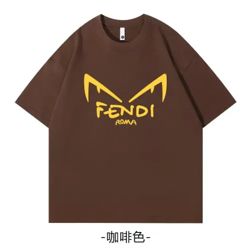 Wholesale Fendi T-Shirts Short Sleeved For Unisex #1420640 $34.00 USD, Wholesale Quality Replica Fendi T-Shirts