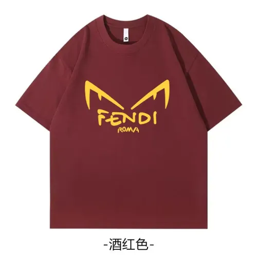 Wholesale Fendi T-Shirts Short Sleeved For Unisex #1420641 $34.00 USD, Wholesale Quality Replica Fendi T-Shirts