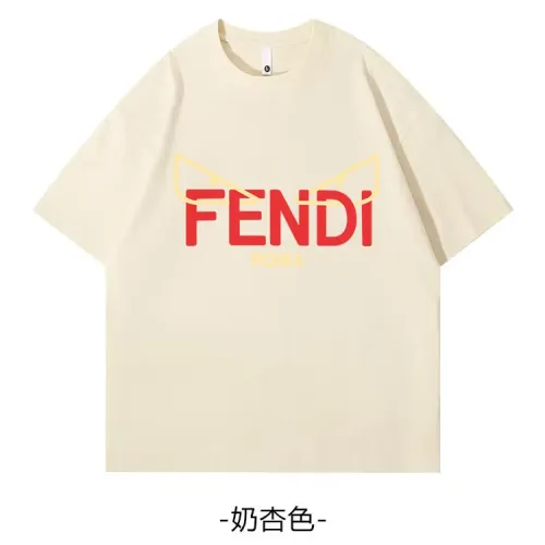 Wholesale Fendi T-Shirts Short Sleeved For Unisex #1420651 $34.00 USD, Wholesale Quality Replica Fendi T-Shirts