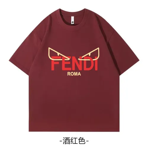 Wholesale Fendi T-Shirts Short Sleeved For Unisex #1420653 $34.00 USD, Wholesale Quality Replica Fendi T-Shirts