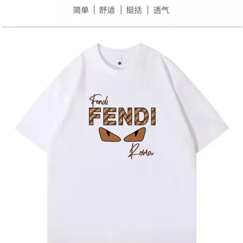 Wholesale Fendi T-Shirts Short Sleeved For Unisex #1420661 $34.00 USD, Wholesale Quality Replica Fendi T-Shirts