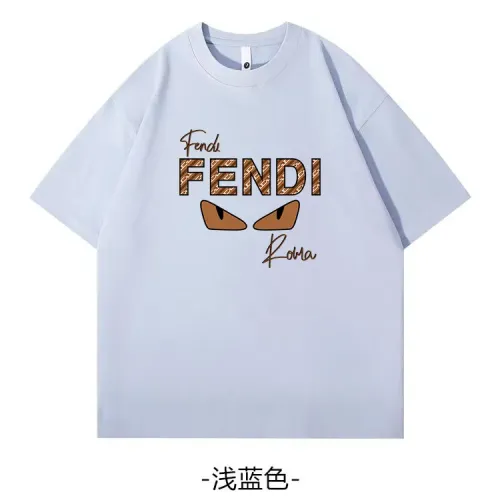Wholesale Fendi T-Shirts Short Sleeved For Unisex #1420662 $34.00 USD, Wholesale Quality Replica Fendi T-Shirts