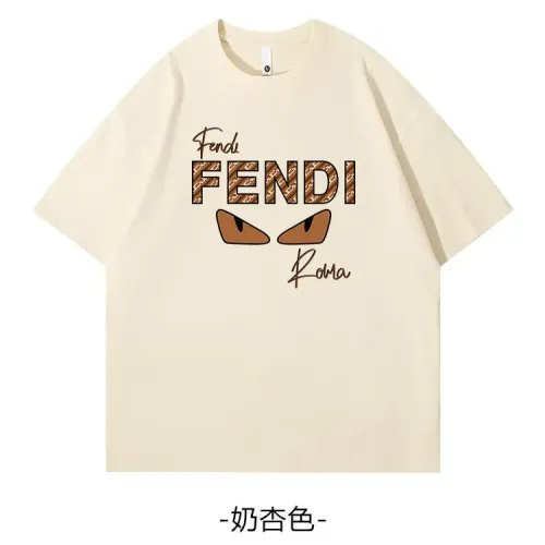 Wholesale Fendi T-Shirts Short Sleeved For Unisex #1420663 $34.00 USD, Wholesale Quality Replica Fendi T-Shirts