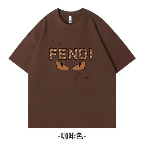 Wholesale Fendi T-Shirts Short Sleeved For Unisex #1420664 $34.00 USD, Wholesale Quality Replica Fendi T-Shirts