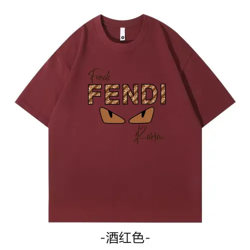 Wholesale Fendi T-Shirts Short Sleeved For Unisex #1420665 $34.00 USD, Wholesale Quality Replica Fendi T-Shirts