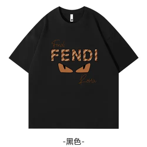 Wholesale Fendi T-Shirts Short Sleeved For Unisex #1420666 $34.00 USD, Wholesale Quality Replica Fendi T-Shirts