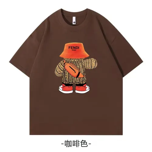 Wholesale Fendi T-Shirts Short Sleeved For Unisex #1420670 $34.00 USD, Wholesale Quality Replica Fendi T-Shirts