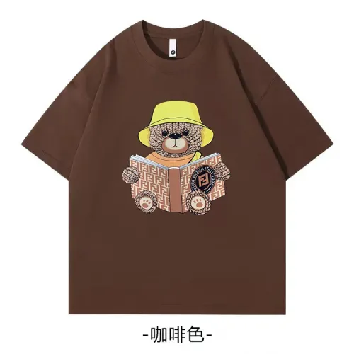 Wholesale Fendi T-Shirts Short Sleeved For Unisex #1420697 $34.00 USD, Wholesale Quality Replica Fendi T-Shirts