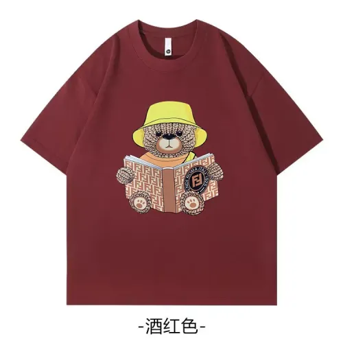 Wholesale Fendi T-Shirts Short Sleeved For Unisex #1420698 $34.00 USD, Wholesale Quality Replica Fendi T-Shirts