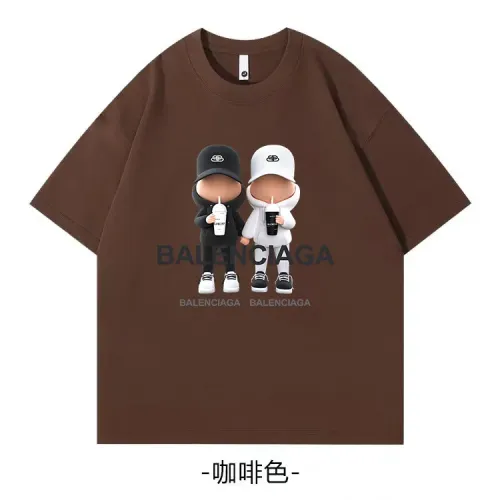 Wholesale Balenciaga T-Shirts Short Sleeved For Unisex #1420711 $34.00 USD, Wholesale Quality Replica Balenciaga T-Shirts