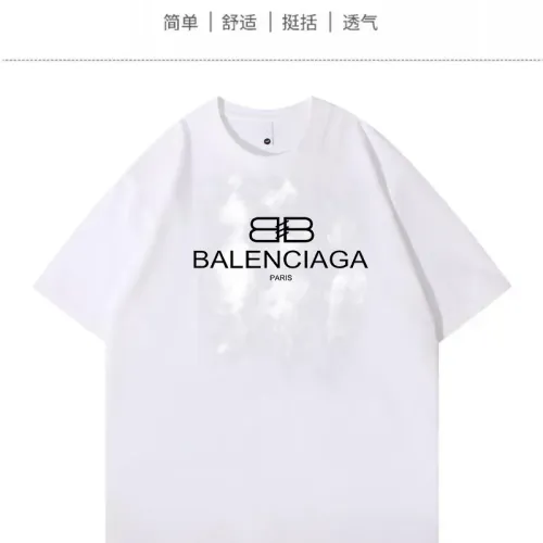Wholesale Balenciaga T-Shirts Short Sleeved For Unisex #1420731 $34.00 USD, Wholesale Quality Replica Balenciaga T-Shirts