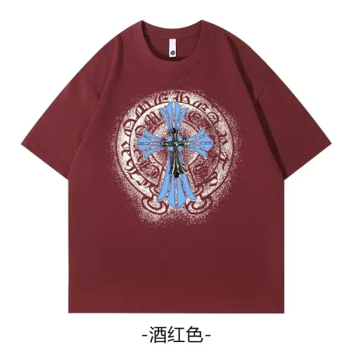 Wholesale Chrome Hearts T-Shirts Short Sleeved For Unisex #1420737 $34.00 USD, Wholesale Quality Replica Chrome Hearts T-Shirts