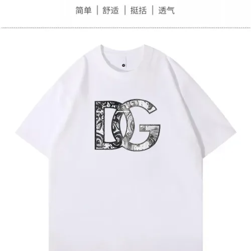 Wholesale Dolce &amp; Gabbana D&amp;G T-Shirts Short Sleeved For Unisex #1420740 $34.00 USD, Wholesale Quality Replica Dolce &amp; Gabbana D&amp;G T-Shirts