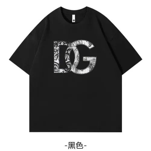 Wholesale Dolce &amp; Gabbana D&amp;G T-Shirts Short Sleeved For Unisex #1420745 $34.00 USD, Wholesale Quality Replica Dolce &amp; Gabbana D&amp;G T-Shirts