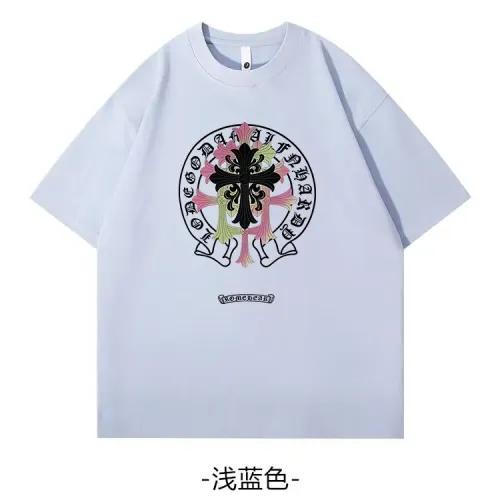 Wholesale Chrome Hearts T-Shirts Short Sleeved For Unisex #1420765 $34.00 USD, Wholesale Quality Replica Chrome Hearts T-Shirts