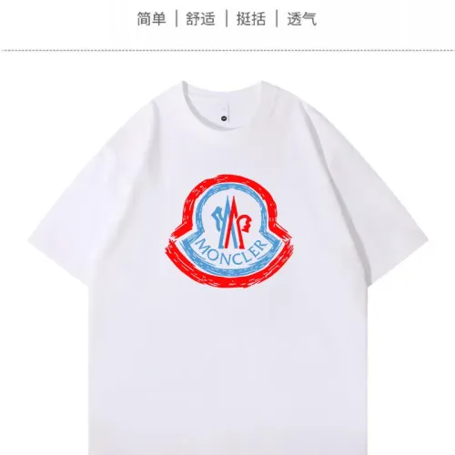 Wholesale Moncler T-Shirts Short Sleeved For Unisex #1420776 $34.00 USD, Wholesale Quality Replica Moncler T-Shirts