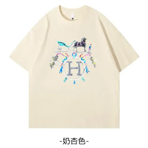 Wholesale Hermes T-Shirts Short Sleeved For Unisex #1420796 $34.00 USD, Wholesale Quality Replica Hermes T-Shirts