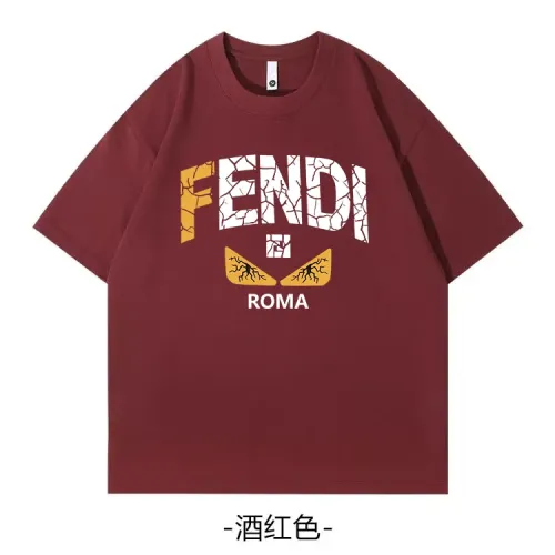 Wholesale Fendi T-Shirts Short Sleeved For Unisex #1420804 $34.00 USD, Wholesale Quality Replica Fendi T-Shirts