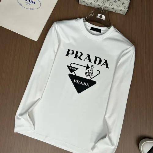 Wholesale Prada Hoodies Long Sleeved For Men #1420849 $48.00 USD, Wholesale Quality Replica Prada Hoodies