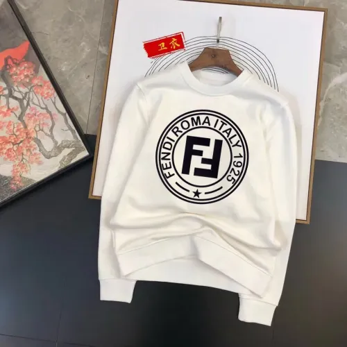 Wholesale Fendi Hoodies Long Sleeved For Men #1420860 $48.00 USD, Wholesale Quality Replica Fendi Hoodies