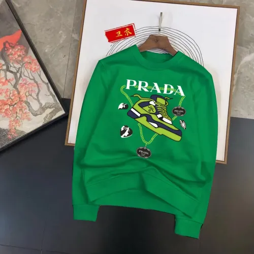 Wholesale Prada Hoodies Long Sleeved For Men #1420868 $48.00 USD, Wholesale Quality Replica Prada Hoodies