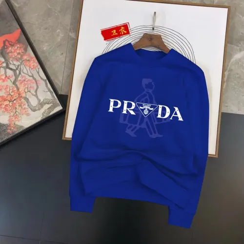 Wholesale Prada Hoodies Long Sleeved For Men #1420893 $48.00 USD, Wholesale Quality Replica Prada Hoodies