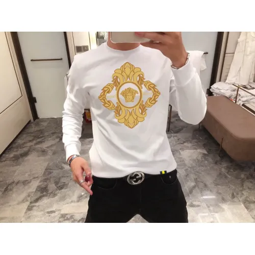 Wholesale Versace Hoodies Long Sleeved For Men #1420974 $48.00 USD, Wholesale Quality Replica Versace Hoodies