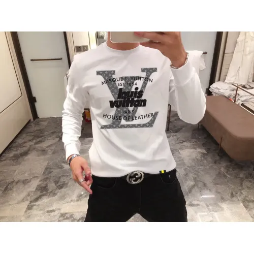 Wholesale Louis Vuitton LV Hoodies Long Sleeved For Men #1420989 $48.00 USD, Wholesale Quality Replica Louis Vuitton LV Hoodies