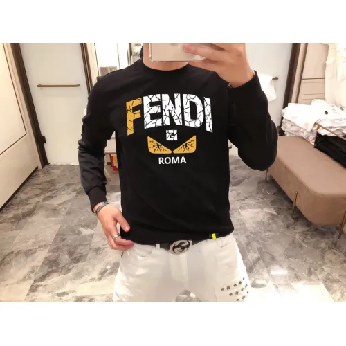 Wholesale Fendi Hoodies Long Sleeved For Men #1421011 $48.00 USD, Wholesale Quality Replica Fendi Hoodies