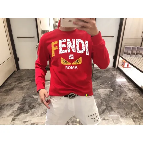 Wholesale Fendi Hoodies Long Sleeved For Men #1421012 $48.00 USD, Wholesale Quality Replica Fendi Hoodies