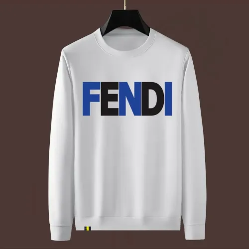Wholesale Fendi Hoodies Long Sleeved For Men #1421057 $48.00 USD, Wholesale Quality Replica Fendi Hoodies