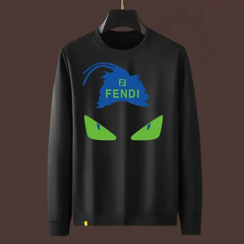 Wholesale Fendi Hoodies Long Sleeved For Men #1421093 $48.00 USD, Wholesale Quality Replica Fendi Hoodies
